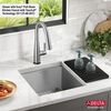 17&rdquo; Workstation Undermount Single Bowl 16 Gauge Stainless Steel&nbsp;Bar Prep Kitchen Sink with&nbsp;WorkFlow&trade; Ledge and Accessories